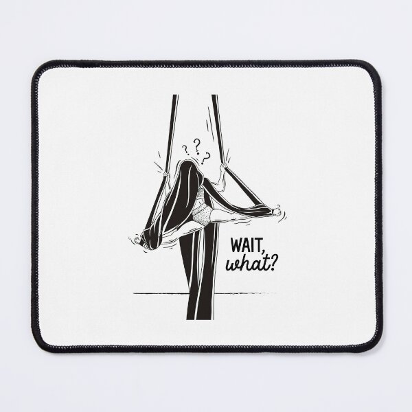 Item preview, Copy of Aerial Silks WAIT, WHAT? - Aerial Silks Hammock Yoga Fail - Black designed and sold by cristicreative.