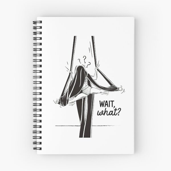 Item preview, Copy of Aerial Silks WAIT, WHAT? - Aerial Silks Hammock Yoga Fail - Black designed and sold by cristicreative.