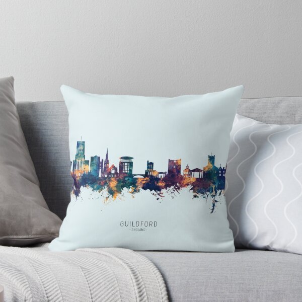 Item preview, Guildford England Skyline designed and sold by ArtPrints.