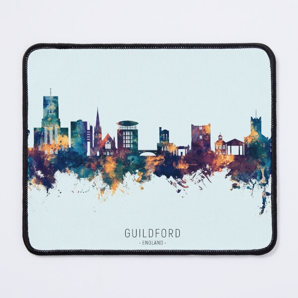 Item preview, Guildford England Skyline designed and sold by ArtPrints.