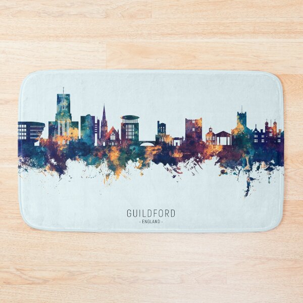 Item preview, Guildford England Skyline designed and sold by ArtPrints.