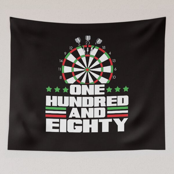 Item preview, Darts Player 180 Dartboard Bullseye Target Pub Sports Arrow designed and sold by TomGiantDesigns.