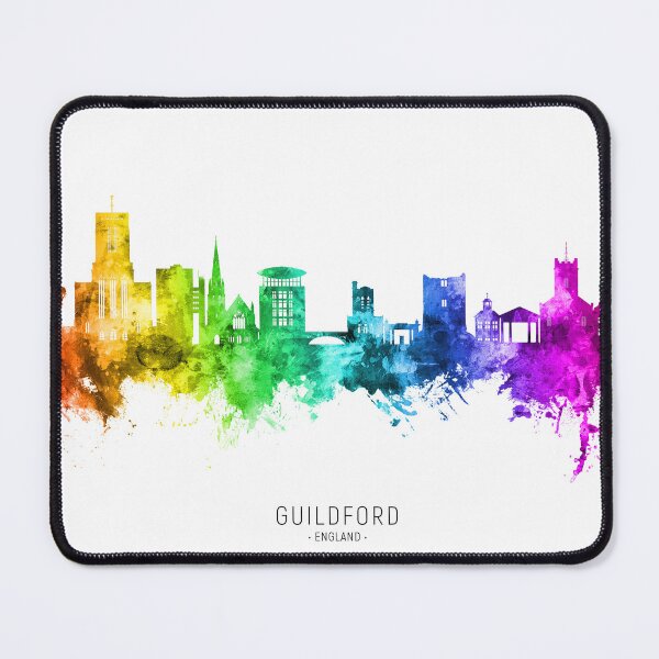 Item preview, Guildford England Skyline designed and sold by ArtPrints.