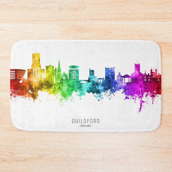 Item preview, Guildford England Skyline designed and sold by ArtPrints.