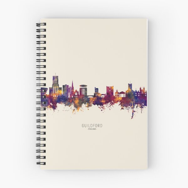 Item preview, Guildford England Skyline designed and sold by ArtPrints.