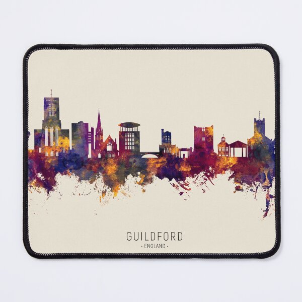 Item preview, Guildford England Skyline designed and sold by ArtPrints.