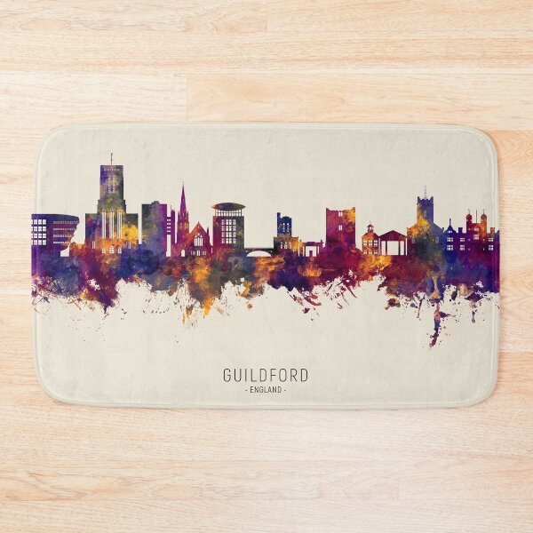 Item preview, Guildford England Skyline designed and sold by ArtPrints.