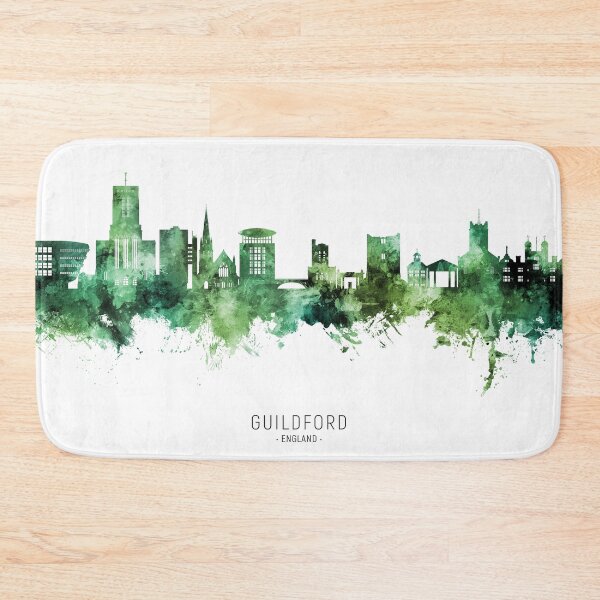 Item preview, Guildford England Skyline designed and sold by ArtPrints.