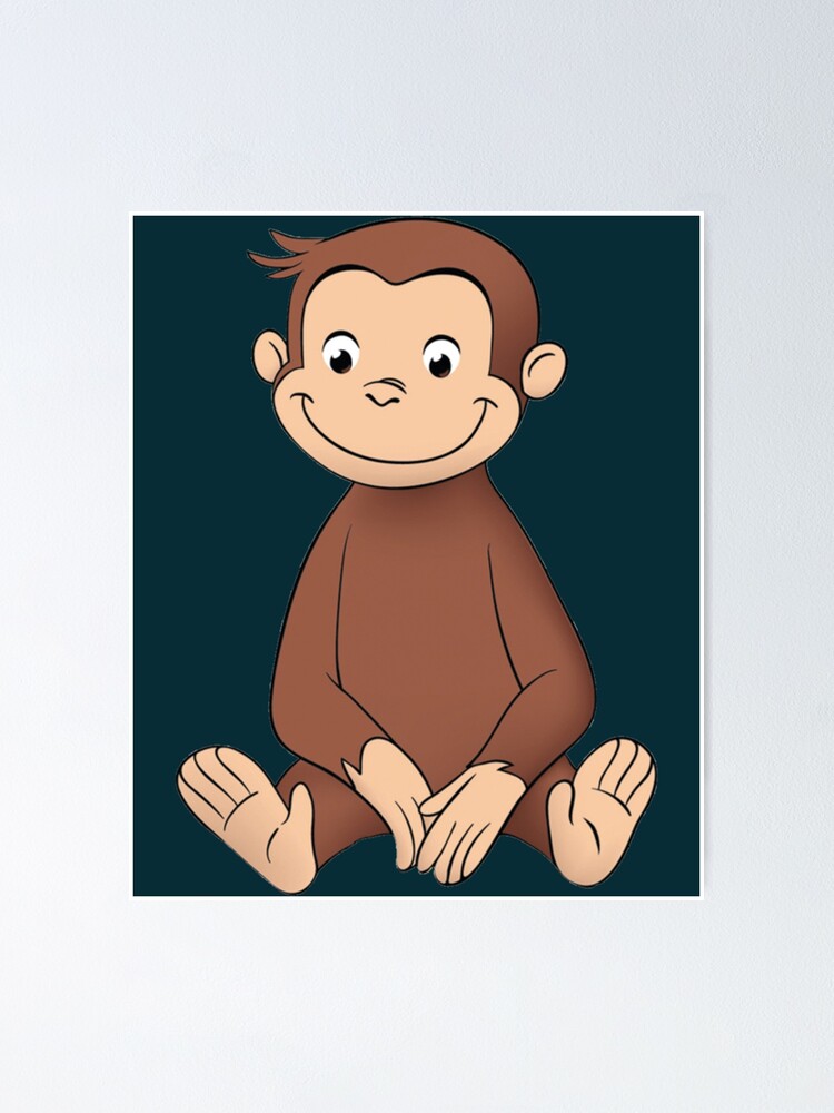 Curious George Poster By Griffithsdale Redbubble