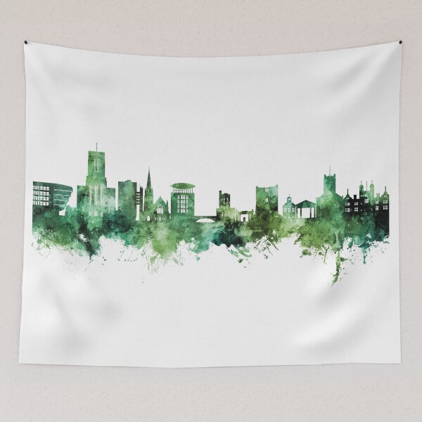 Item preview, Guildford England Skyline designed and sold by ArtPrints.
