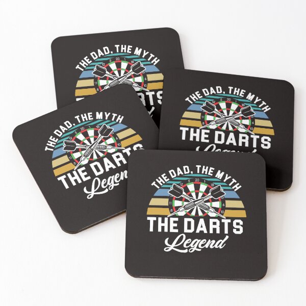 Item preview, Dad Myth Darts Legend Father Dart Player Dartboard Bullseye designed and sold by TomGiantDesigns.