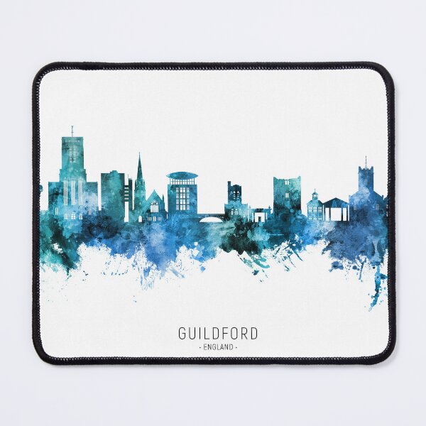 Item preview, Guildford England Skyline designed and sold by ArtPrints.