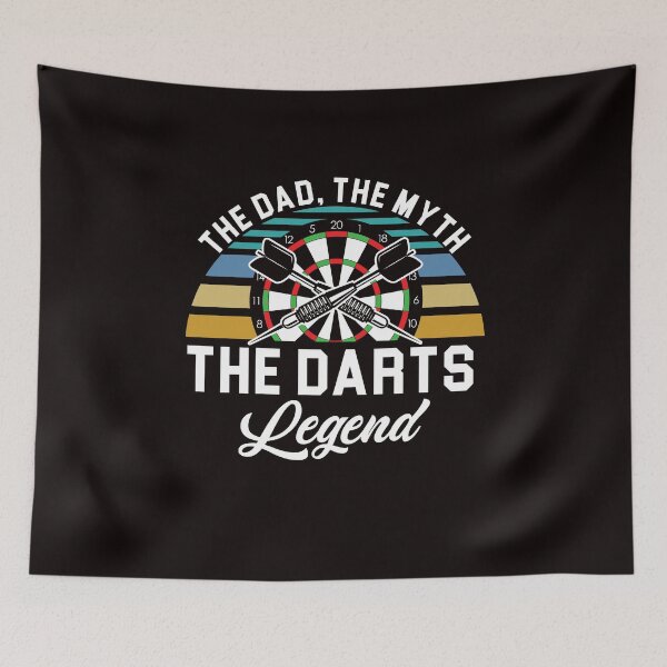 Item preview, Dad Myth Darts Legend Father Dart Player Dartboard Bullseye designed and sold by TomGiantDesigns.