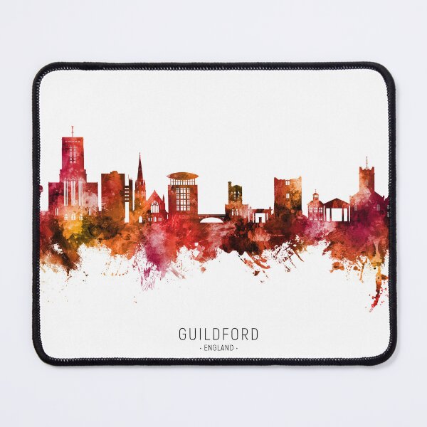 Item preview, Guildford England Skyline designed and sold by ArtPrints.