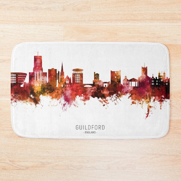 Item preview, Guildford England Skyline designed and sold by ArtPrints.