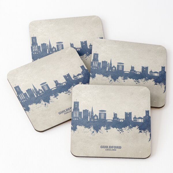 Item preview, Guildford England Skyline designed and sold by ArtPrints.