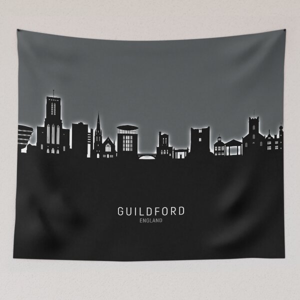 Item preview, Guildford England Skyline designed and sold by ArtPrints.