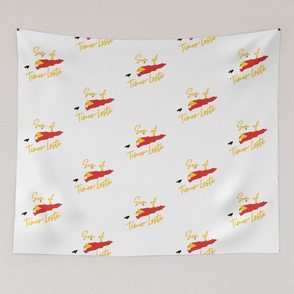 Item preview, Son of Timor-Leste Map Flag designed and sold by NovawayDirect.