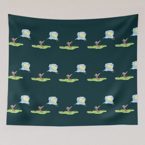 Item preview, Curious George Flies Kite On A Sunny Day    designed and sold by GriffithsDale.