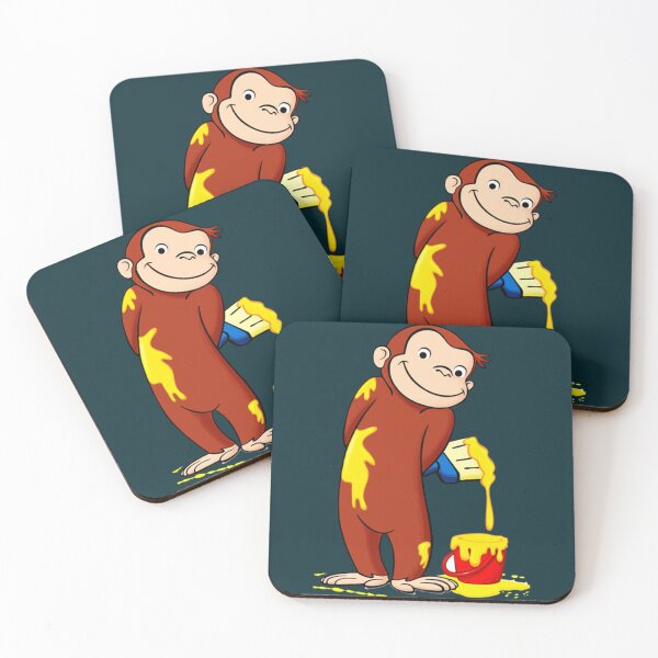 Item preview, curious george monkey with yello   designed and sold by GriffithsDale.