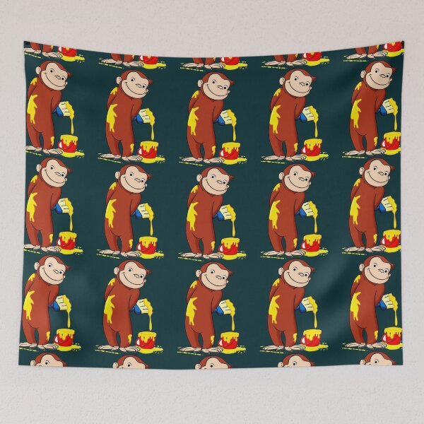 Item preview, curious george monkey with yello   designed and sold by GriffithsDale.