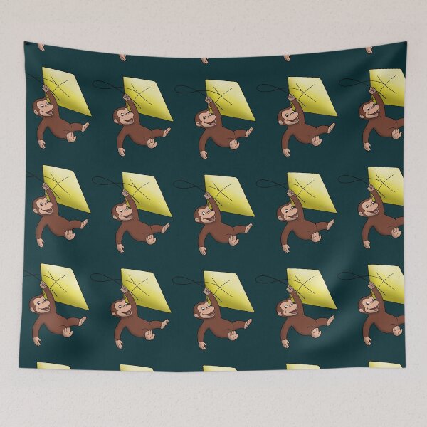 Item preview, Curious George with a kyte   designed and sold by GriffithsDale.