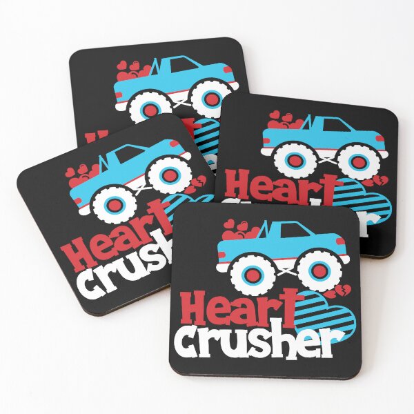 Item preview, Heart Crusher Truck - Valentine's Day designed and sold by GeeHanz.