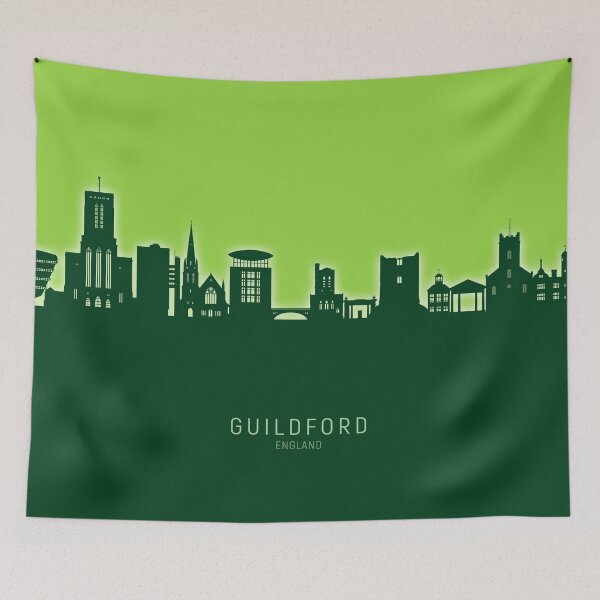 Item preview, Guildford England Skyline designed and sold by ArtPrints.