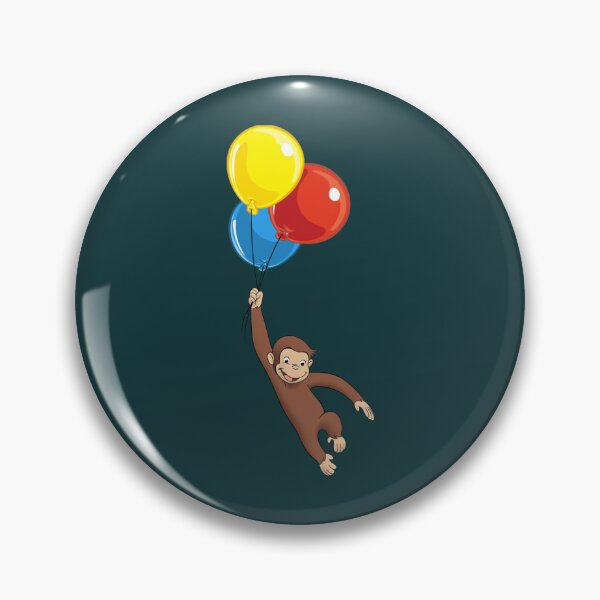 Item preview, Curious George with balloons    designed and sold by GriffithsDale.