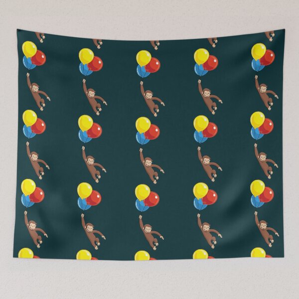 Item preview, Curious George with balloons    designed and sold by GriffithsDale.