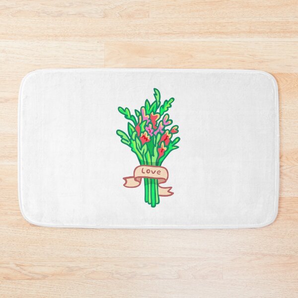 Item preview, Bunch Of Flowers with love sign. Flowers bouquet designed and sold by AliceMarr.