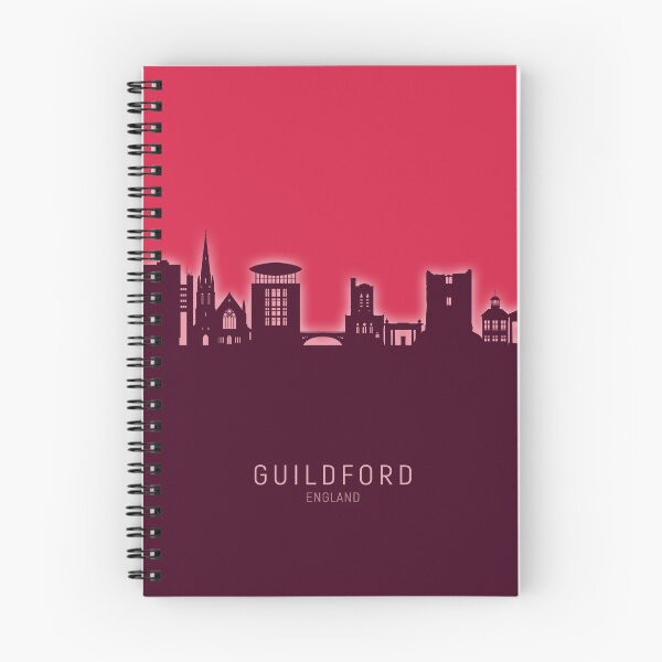 Item preview, Guildford England Skyline designed and sold by ArtPrints.