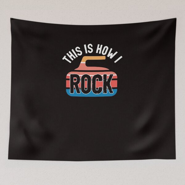 Item preview, This Is How I Rock Curling Stones Winter Ice Sports Team designed and sold by TomGiantDesigns.