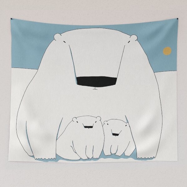 Item preview, Polar bears family designed and sold by dariaikuznets.