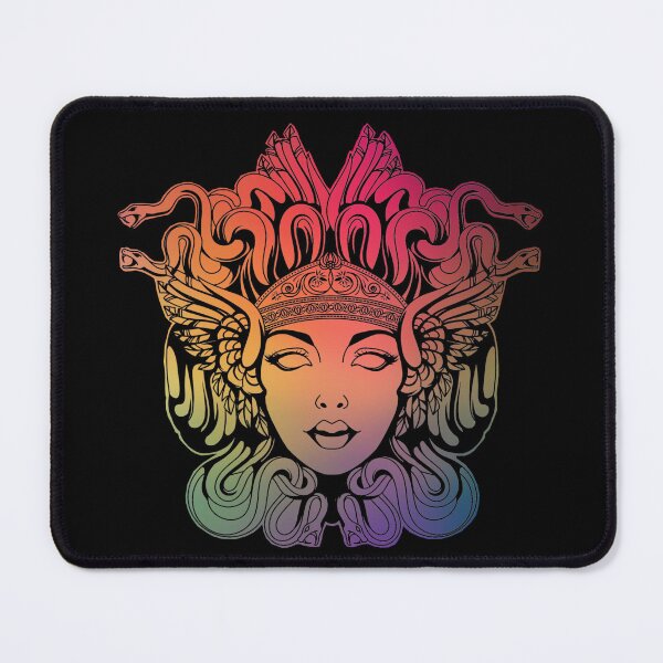 Item preview, Rainbow Medusa, Colorful Medusa Gorgon designed and sold by Ruby Jackson.
