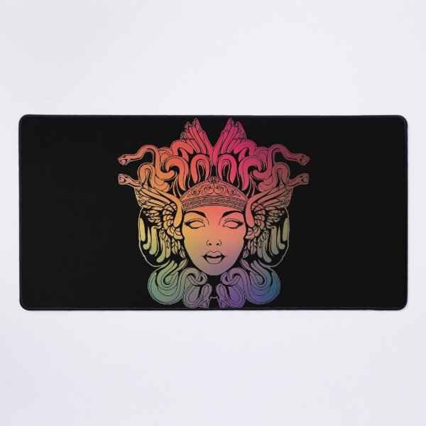Item preview, Rainbow Medusa, Colorful Medusa Gorgon designed and sold by Ruby Jackson.