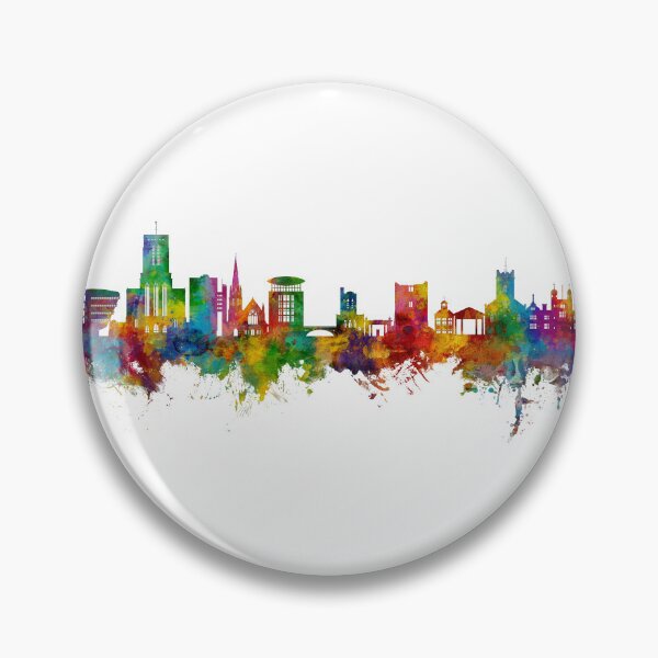 Item preview, Guildford England Skyline designed and sold by ArtPrints.