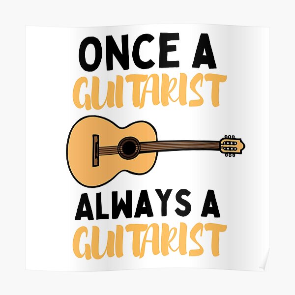 Details about   Follow Your Dream Believe in Guitarist Funny Wall Decor Poster No Framed 