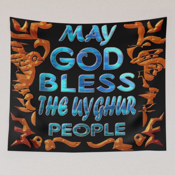 Item preview, MAY GOD BLESS THE UYGHUR PEOPLE. designed and sold by Ralek.