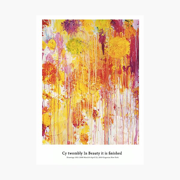 twombly beauty finished Photographic Print