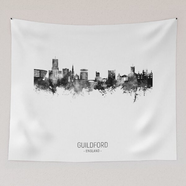 Item preview, Guildford England Skyline designed and sold by ArtPrints.