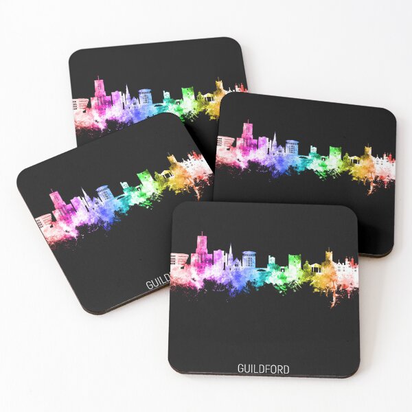 Item preview, Guildford England Skyline designed and sold by ArtPrints.