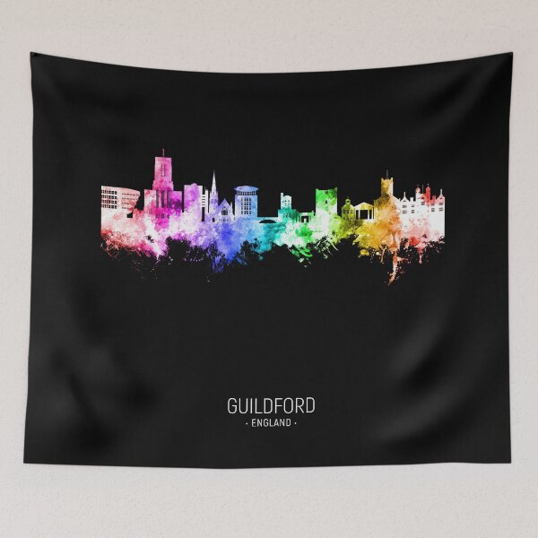Item preview, Guildford England Skyline designed and sold by ArtPrints.