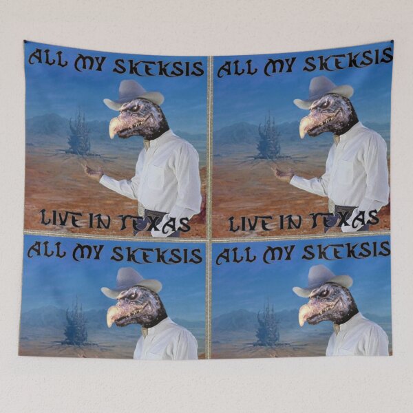 Item preview, The Dark Crystal All My Skeksis Live In Texas designed and sold by PigeonOfTheSea.