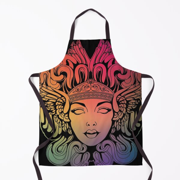 Artikelvorschau, Regenbogen-Medusa, bunte Medusa-Gorgon entworfen und verkauft von Ruby Jackson.
