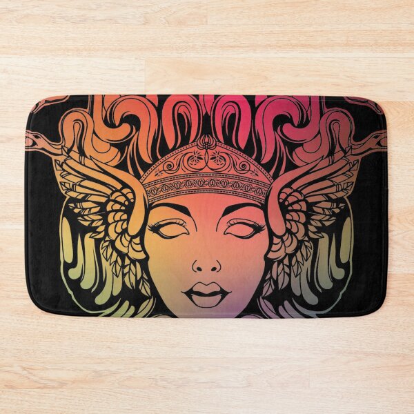 Item preview, Rainbow Medusa, Colorful Medusa Gorgon designed and sold by Ruby Jackson.