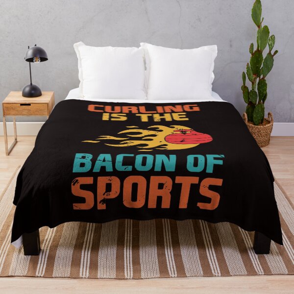 Item preview, Curling Bacon Of Sports Curling Player Team Coach Stones designed and sold by TomGiantDesigns.