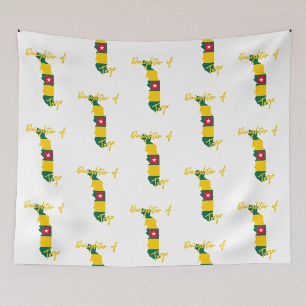 Item preview, Daughter of Togo Map Flag designed and sold by NovawayDirect.