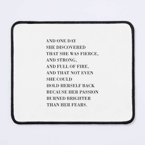 Item preview, And one day she discovered that she was fierce, and strong designed and sold by corbrand.