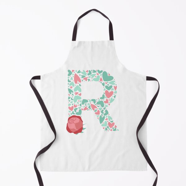 Item preview, Letter R Monogram with Hearts and flowers designed and sold by boozkova-vorona.